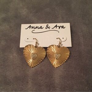 Anna & Ava Heart Earrings